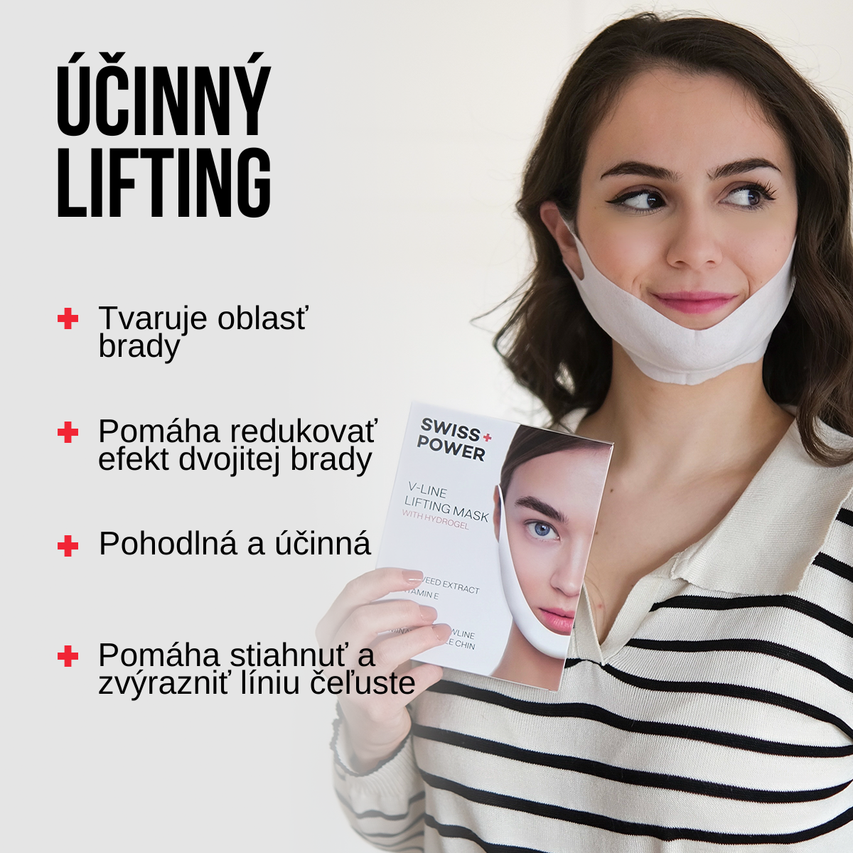 Liftingová maska V-Line s hydrogélom