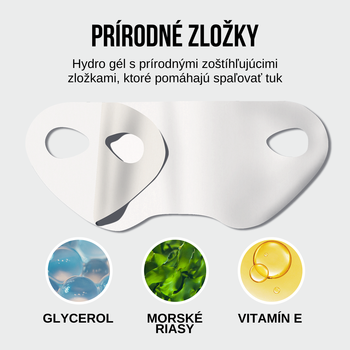 Liftingová maska V-Line s hydrogélom